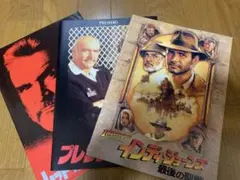 3 movie pamphlets featuring Sean Connery