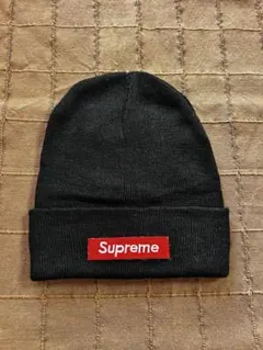 ニット帽　ビーニー　ブラック