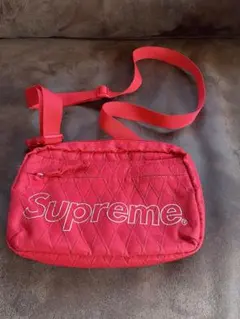 Supreme キルティング ショルダーバッグ レッド