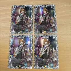 デュエルマスターズ　庵野水晶　あんのあきら　キャラプレミアムトレジャー4枚セット