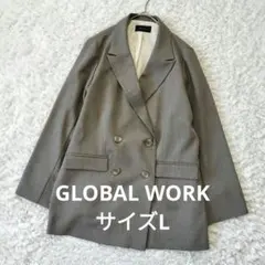 美品 グローバルワーク MATINEE LINE/カセットアップＷジャケット Lのサムネイル