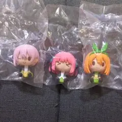 五等分の花嫁　一番くじ　ちょこのっこフィギュア　一花　二乃　四葉