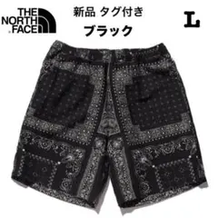 ノースフェイス アロハベントショーツ L ブラック