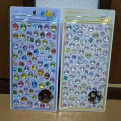 しずくちゃん ボンボンドロップシール ミニ 2枚セット