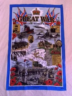新品未使用　StowGreen 英国製　イギリス　第一次世界大戦記念ティータオルのサムネイル