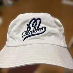 Malbon ホワイト バケットハット