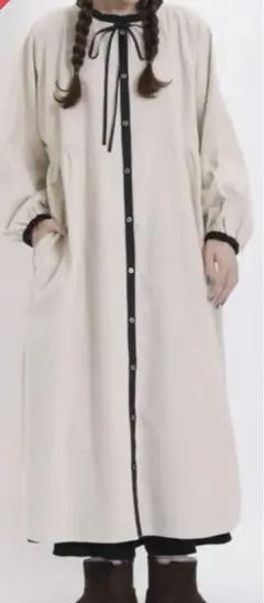 サマンサモスモス バイカラーワンピース