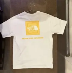 【当日または翌日発送】 THE NORTH FACE Tシャツ　L 白イエロー