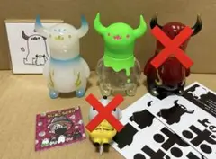 ちしまこうのすけ　ソフビ３体 ちしまこうのすけ ソフビ3体 特撮