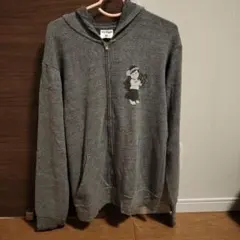 88TEES グレー XL パーカー ハワイアンキャラクター