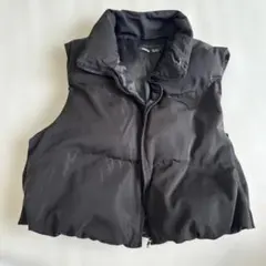 SHEIN ブラック ダウンベスト Mのサムネイル