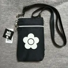 新品 MARYQUANT マリークヮント スマホショルダー ブラック