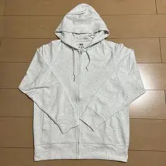 【ユニクロ】エアリズムUVカットフルジップパーカ オフホワイト Mサイズ　A18