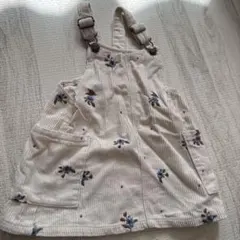 ZARA KIDS 花柄刺繍 ジャンバースカート 18-24ヶ月のサムネイル