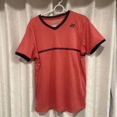 YONEX VネックTシャツ JP M レッド