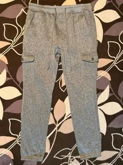 グレー パンツ 裏ボア 収納 多め 冬 ズボン あったか 寝巻き スウェット