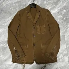 DIESEL ディーゼル テーラードジャケット メタルボタン 綿 ストレッチ S