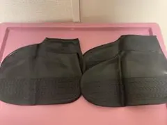 早い者勝ち✧*。黒のブーツカバー トレッドパターン付き 2点セットのサムネイル
