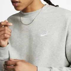 【半額】 NIKE スウェット グレー オーバーサイズ 刺繍ロゴ タグ付 正規品