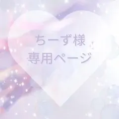 ちーず様専用ページ