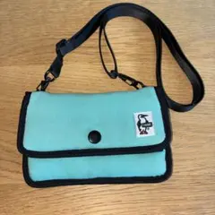 CHUMS チャムス　グリーン ポーチ ショルダーバック