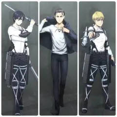 進撃の巨人 ベースヤード クリアファイル エレン ミカサ アルミン