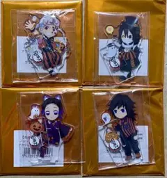 鬼滅の刃 ハロウィン 義勇 しのぶ 宇髄 伊黒 アクリルスタンド 日本製 セット