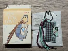 【正規品】ラブブ　PIN FOR LOVE ぬいぐるみ イニシャル 【I】