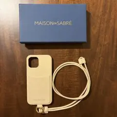 【美品】MAISON de SABRÉ iPhoneケース 12pro