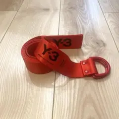 T*！様 Y-3 オレンジ ロゴ入り ベルトMサイズ
