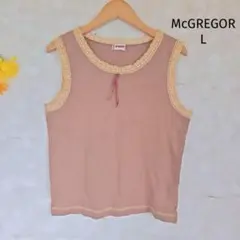 マックレガー McGREGOR タンクトップ L リボン レースのサムネイル