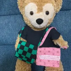 和柄ポシェット×2(Sサイズダッフィー、シェリーメイ用)