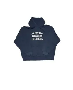 90s GILDAN パーカー カレッジロゴ ボックスシルエット 短丈