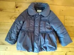 組曲 紺ダークブルー ダウンコート 110～120cm