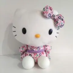 サンリオ ハローキティ 着物 浴衣 BIG ぬいぐるみ 朝顔 キティ 2011