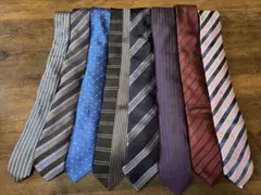 ネクタイ ８本セット ストライプ ドット