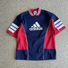 【I5】adidas ゲームシャツ ネイビー×レッドのサムネイル