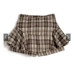 チェック柄フリルスカートパンツ[ks006a] GRL