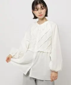 【niko and…】　スモッキングバンドチュニック