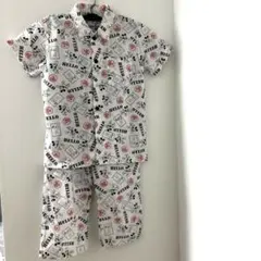 Disney ミッキー 子供 キッズ パジャマ ルームウェア 上下セット 150