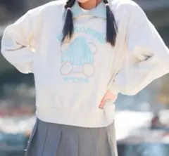 Pinklatteトレーナー グレー