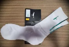 インザペイントバスケットボール ソックス ホワイト グリーン(28-31cm)のサムネイル