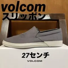 訳あり未使用　ボルコム volcom スニーカー　スリッポン グレーのサムネイル