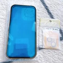 iPhone14 Plusケース 両面強化ガラス ２点セット「ロック式」