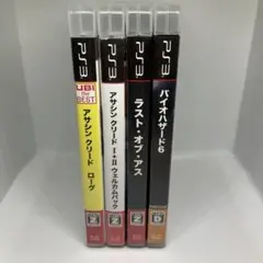 PS3ソフト 【バイオハザード6他アクションアドベンチャー系】4本セット