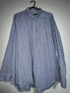 ユニクロ　ストライプシャツ XLサイズ