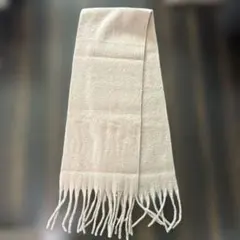 マフラー　静電気防止マフラー　リネアストリア　キャメル【未使用】