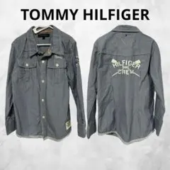 【美品】TOMMY HILFIGER 長袖シャツ ストライプ 5