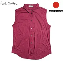 PAUL SMITH ピンク ノースリーブ シャツのサムネイル