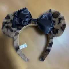 ミニー ヒョウ柄カチューシャ